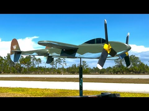Whirligig airplanes on a sunny and windy day