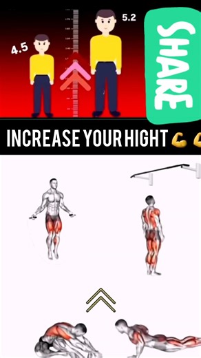 Increase Your Height Naturally 💪 | Daily Stretching & Exercises | Height Growth Workout