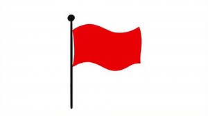 Waving Red Flag Hand Drawn Animation Stock Footage Video (100% Royalty-free) 3427244783 | Shutterstock