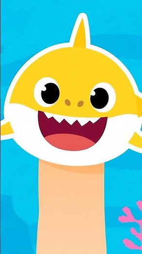 鲨鱼手指游戏 Shark Finger Family 🦈｜鲨鱼宝宝｜碰碰狐Pinkfong #shorts