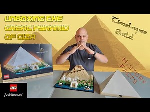 Unboxing LEGO Pyramid of Giza: Timelapse Build and History Facts !