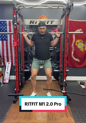 The RitFit M1 2.0 Pro Smith Machine gives you everything in one setup so you’re not waiting on equipment or paying for a membership #TikTokShopCreatorPicks #TikTokShopStockUp #HomeGymSetup #StrengthTraining #BigDreamsStartSmall