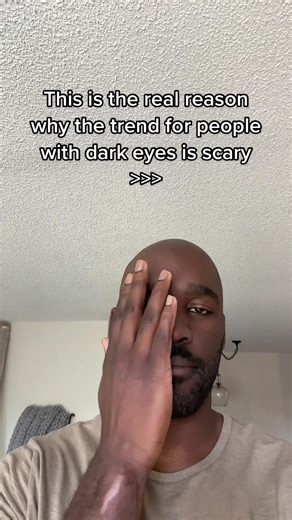 Nah but why is this so scary 🫡 #trend #darkeyetrend #darkeyes #blackeyes #scary