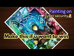 Poster making on cyber security/painting on cyber crime and there prevention/cyber security drawing