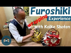 Furoshiki wrapping Experience | Let's make a beautiful Furoshiki Bag | What to do in Tokyo?