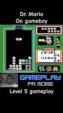 Dr mario on gameboy color level 5 gameplay #retrogaming #retrogames #drmario