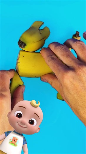 Let's Make a Banana Dog - Fun Craft for Kids! #shorts #forkids #cocomelon