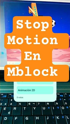 Stop motion in mblock, programming for children, cross-curricular projects #aulasteam #mblock #dry