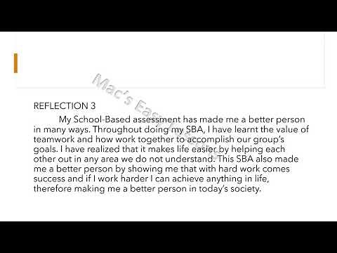 Sample CSEC English A and B SBA THE IMPORTANCE OF EDUCATION IN EVERYDAY LIFE