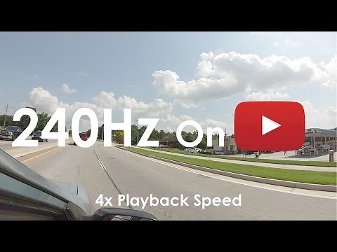 240Hz Video On YouTube | 4x Speed For 240fps |😎Summer Breeze - GoPro Hero 7 (1440p Enabled)