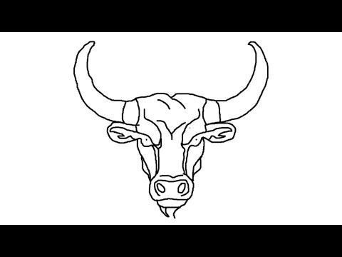 Bull Face Easy Drawing - Nishant Pundir