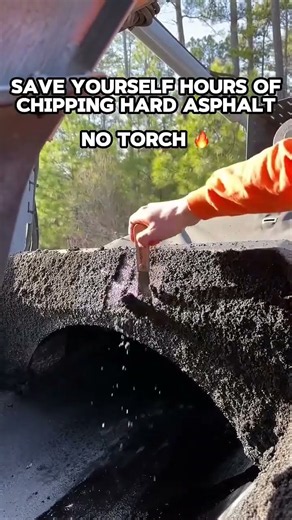 Chipping and scraping asphalt all day long after a exhausting shift SUCKS.