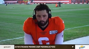 65K views · 899 reactions | QB Baker Mayfield joins Nathan Zegura and Josh Cribbs post-practice to discuss camp and his prep for the season ⬇️ | Cleveland Browns | Facebook