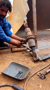 Bucket cutter plate setting with strong tool#riper #welding #weldingmachine #virals #shorts #tranding #weldingart | Star Welding Services