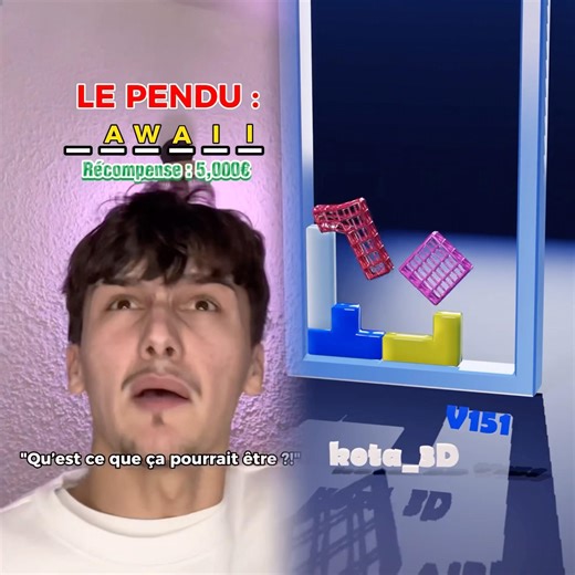 #pov : Chaque année pendant une semaine nous pouvons jouer au jeu du pendu et gagner de l’argent !!