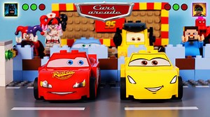 74K views · 43 shares | Lego Disney Cars 3 Arcade Video-Game Lightning McQueen vs Cruz Ramirez | Carstoysmovies | Facebook