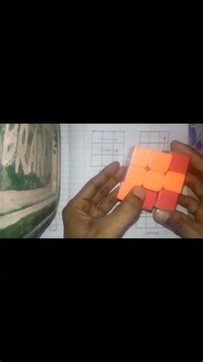 cube solve awesome trick #shortsfeed #shorts