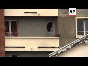 Exterior shots of the flat where Mohamed Merah was holed up