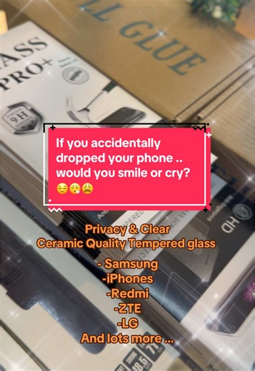 Protect Your Screen with Premium Tempered Glass Protectors! Keep your device safe from scratches, drops, and impacts with our ultra-durable tempered glass protectors. Engineered to provide crystal-clear clarity and a smooth touch experience, our protectors offer: \t•\tUltimate Durability: Shock-resistant and scratch-proof for long-lasting protection. \t•\tHigh Transparency: Enjoy vivid display quality with no loss in brightness or touch sensitivity. \t•\tEasy Installation: Bubble-free, hassle-fr