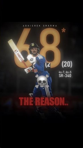 What An Innings 🔥💀 #abhisheksharma #cricket #indvsnz