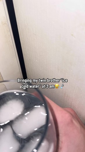 3am type of water always hits different😂 #fyp ##water #viral #trending #funny #twins