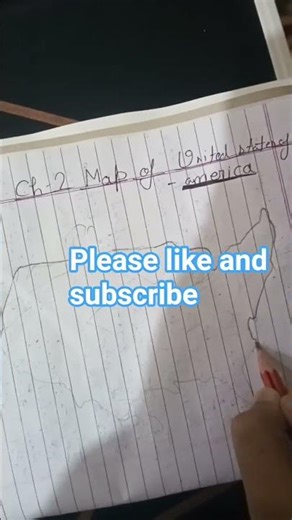 how to draw USA map outline map part 1#drawing#USA#outline