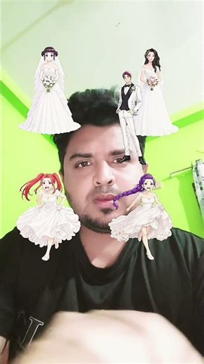 These Anime Dolls Want to Be My Bride Epic Fail! 🤯 Bride Filter Challenge #Viral #filtergame #shorts