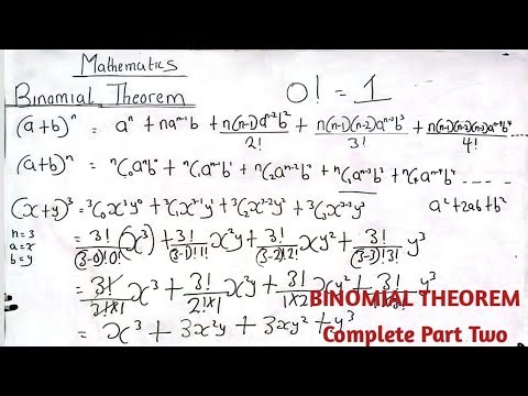 Binomial Theorem Expansion, Finding Term and Coefficient, Combination, Algebra