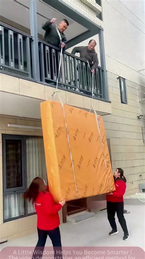 Mattress Moving Tool: Rope and Human Power, Easy to Handle Big Items!