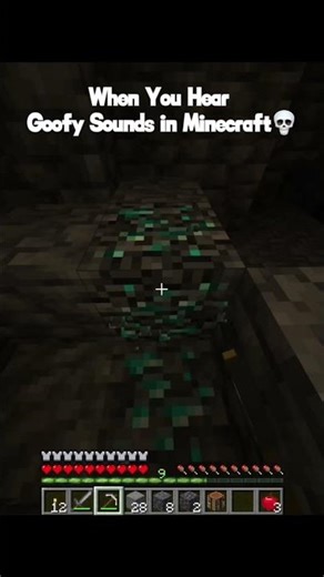Minecraft Sounds Go Crazy 💀 #minecraft