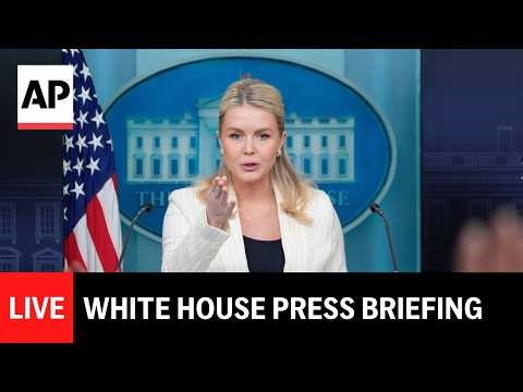 LIVE: White House press briefing with Karoline Leavitt