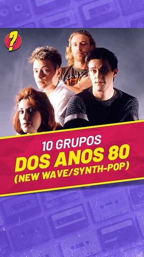 Quais desses 10 grupos de new wave e synth-pop são os seus favoritos? Faça a sua lista aí nos comentários! #lembradessesom #flashback #musicasantigas #anos80 #nostalgia | Lembra Desse Som?