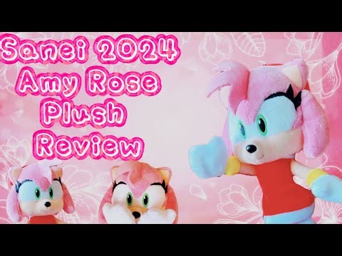 Sanei 2024 Sonic Amy Rose Plush Review! - Anderson_dum