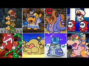 Paper Mario 64 - All Chapter Bosses (No Damage, Low Level)