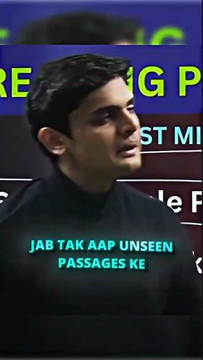 how to solve unseen passage🤔📝 #unseenpassage ft. Prashant Kirad #prashantkirad #exphub #motivation