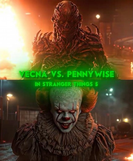 Pennywise vs Vecna in Stranger Things 5 😎🔥 #strangerthings5 #strangerthings #strangerthingsedit