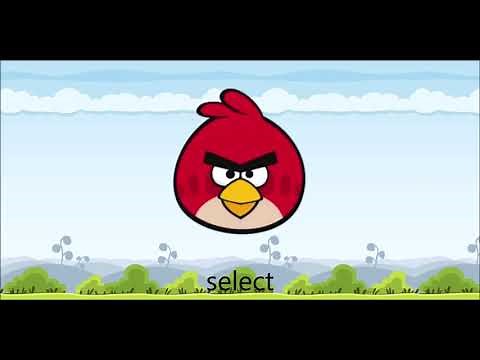 Red angry bird (video+sound effect)