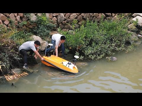 Compact multibeam echo sounder solution with sl40 unmanned surface vehicle