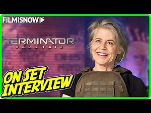 TERMINATOR: DARK FATE | Linda Hamilton "Sarah Connor" On-set Interview