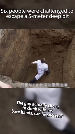 Deep Pit Escape Challenge: Who Will Make It Out?