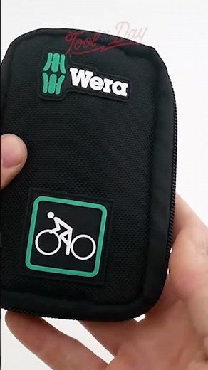 This Wera offering is a compact 40-piece bike tool set in a pouch for the workshop and on tour.