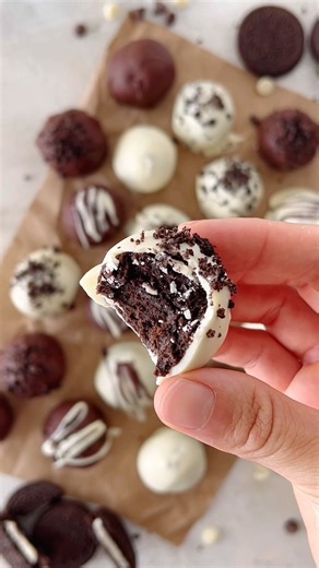 17K views · 74 reactions | Recipe here: https://therecipecritic.com/oreo-balls/ Oreo crumbs and cream cheese create a sweet creamy texture on the inside. It only takes 3 simple ingredients to make this perfect party treat! | The Recipe Critic | Facebook