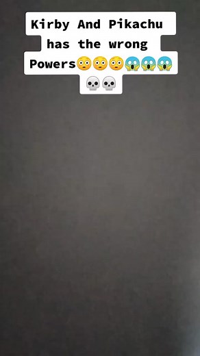 Pikachu And Kirby's demon powers were swapped