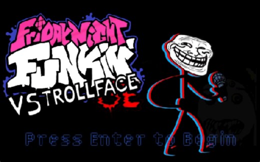 FNF优质模组 VS Trollface mod全流程