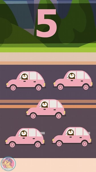 1 to 10 Little Car Counting Song for Kids | Learn Numbers with Cars | Kids Counting Song