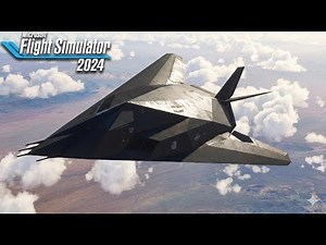 Aerial Simulations F-117 Nighthawk | Nellis AFB | MSFS 2024