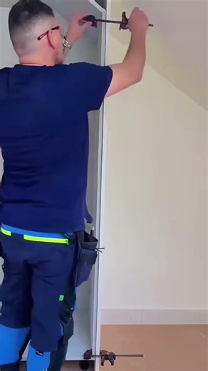 Installing boards on room divider walls #shorts #wall #construction