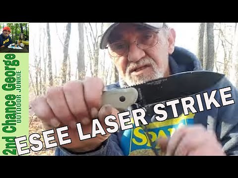 Unleashing The Power Of Esee Laser Strike Survival Knife - Epic Walkabout, Review And Test!