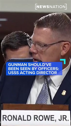 Photos show what a countersniper team should have seen before a gunman opened fire on former President Donald Trump, according to the acting head of the U.S. Secret Service. "Why was the assailant not seen?" acting Secret Service Director Ronald Rowe Jr. asked while appearing before a Senate committee Tuesday. More: https://trib.al/WFceb7R | NewsNation