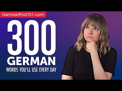 300 German Words You'll Use Every Day - Basic Vocabulary #70